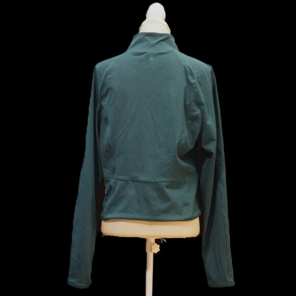 Yogalicious Lux Pacific Teal Athletic Full Zip Long Sleeve Jacket Women’s XXL - Picture 5 of 10